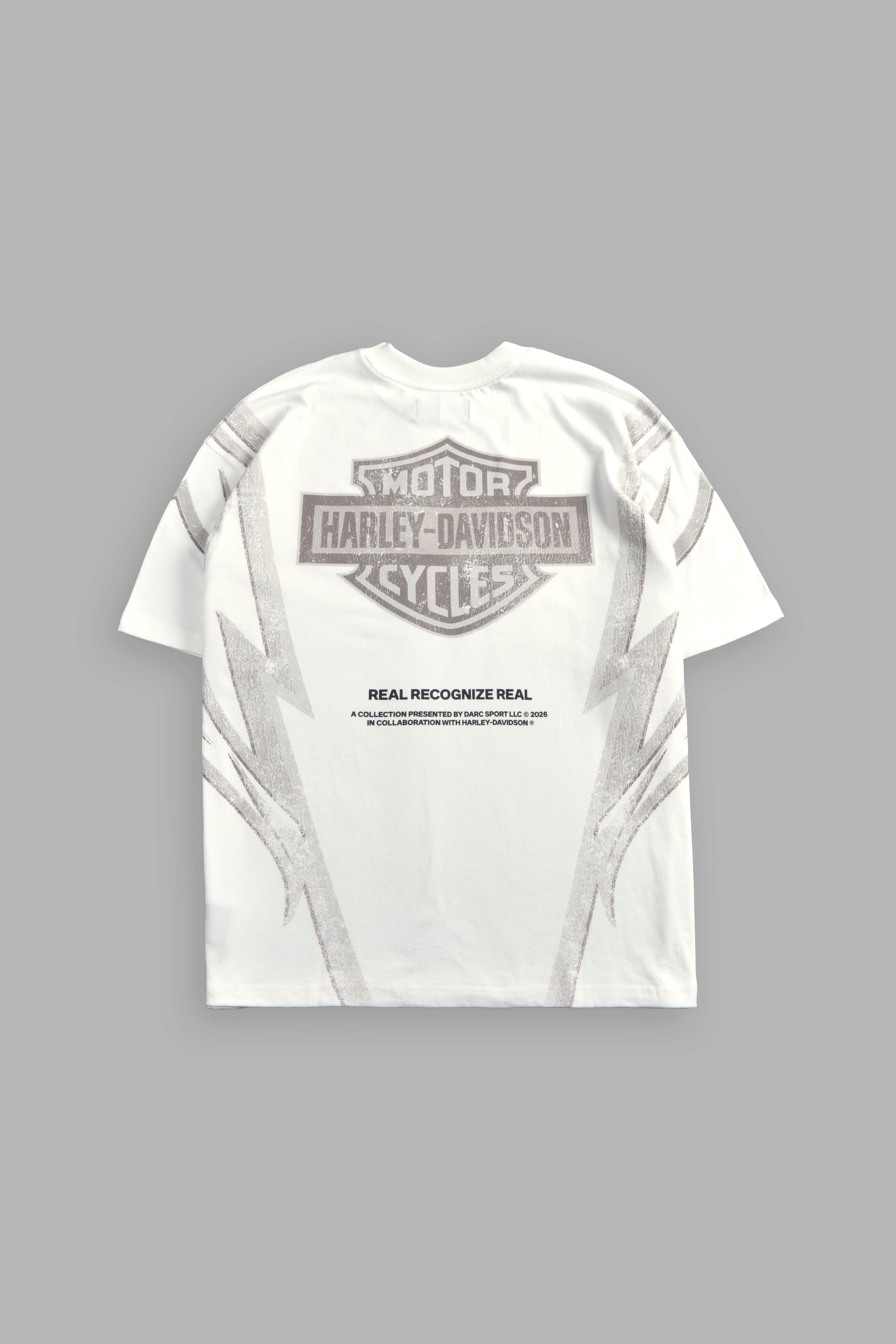 Real Recognize Real Unisex Premium Oversized Tee in Cream