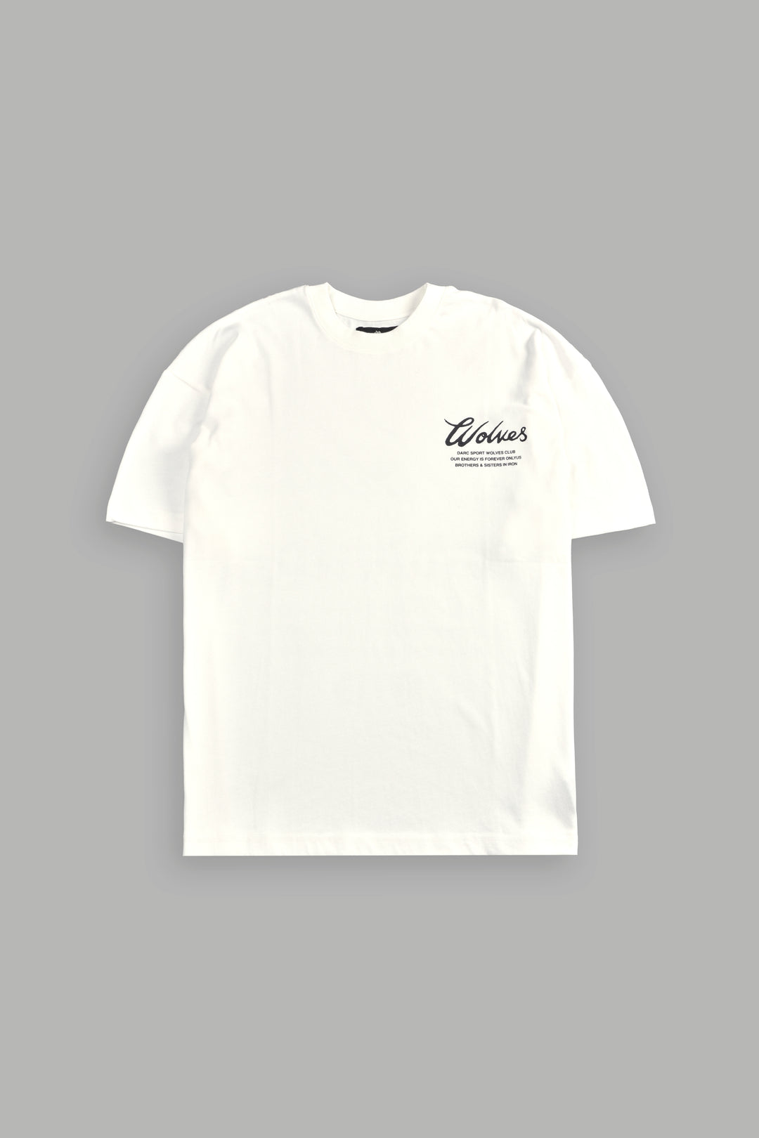 Western Wolves Forever "Premium" Oversized Tee in Cream