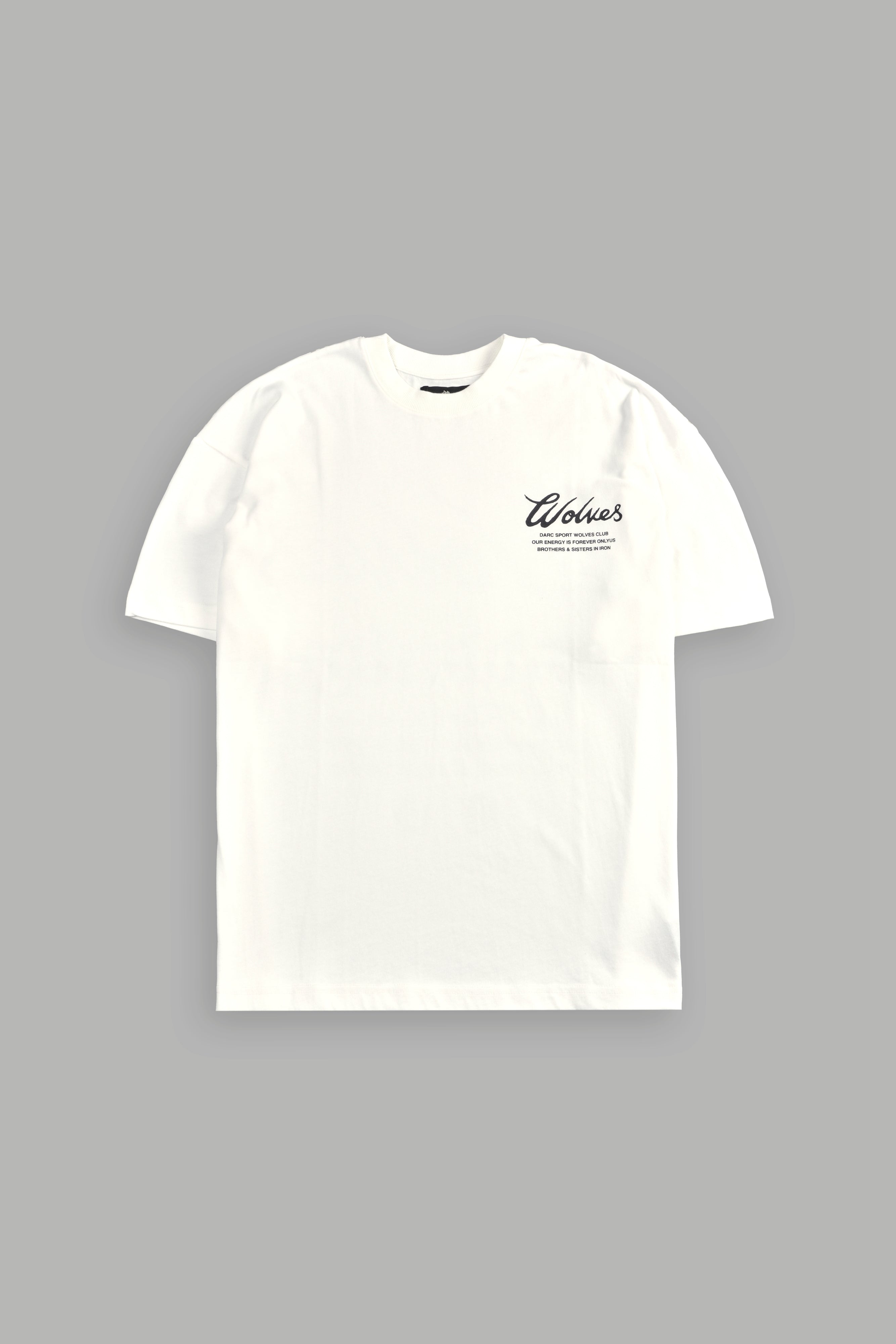 Western Wolves Forever "Premium" Oversized Tee in Cream