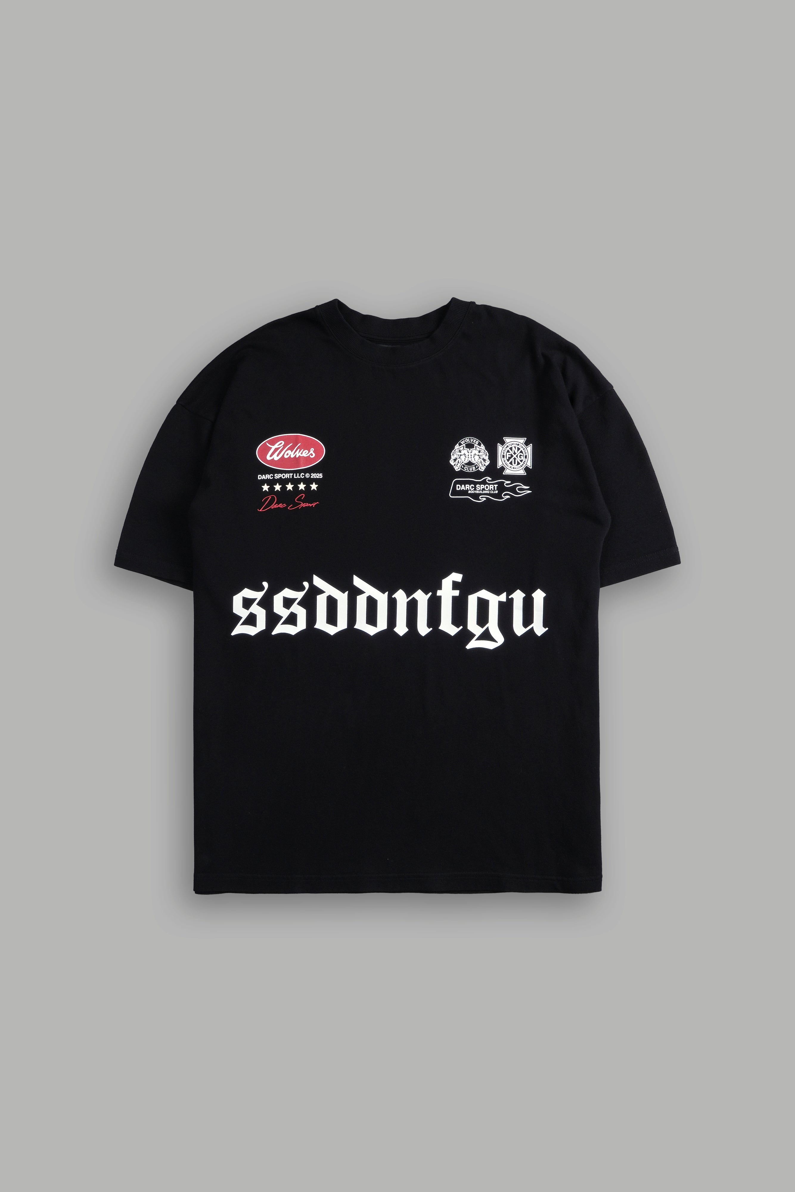 Us Forever "Premium" Oversized Tee in Black