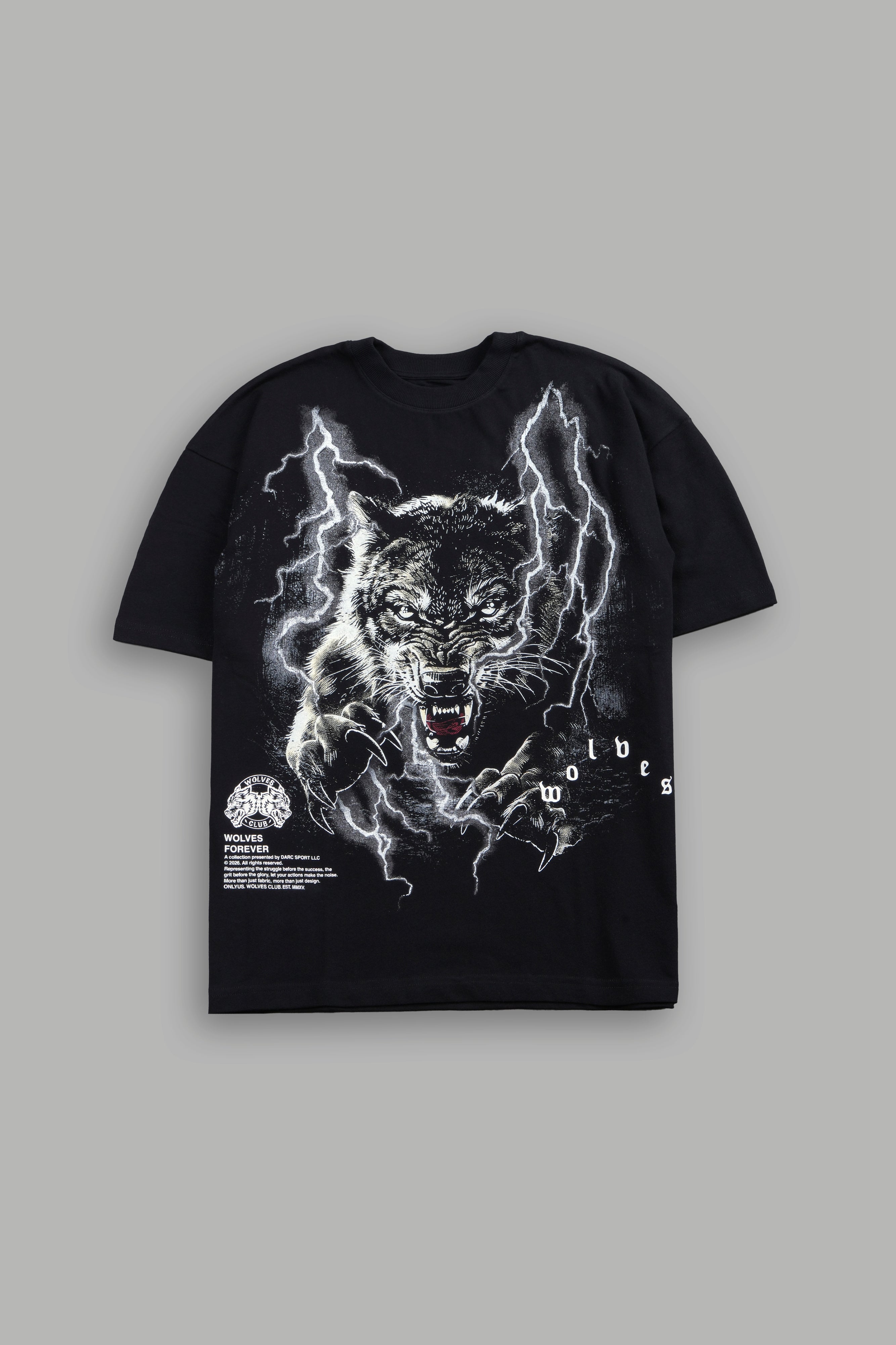 Trust Your Journey Premium Oversized Tee in Black