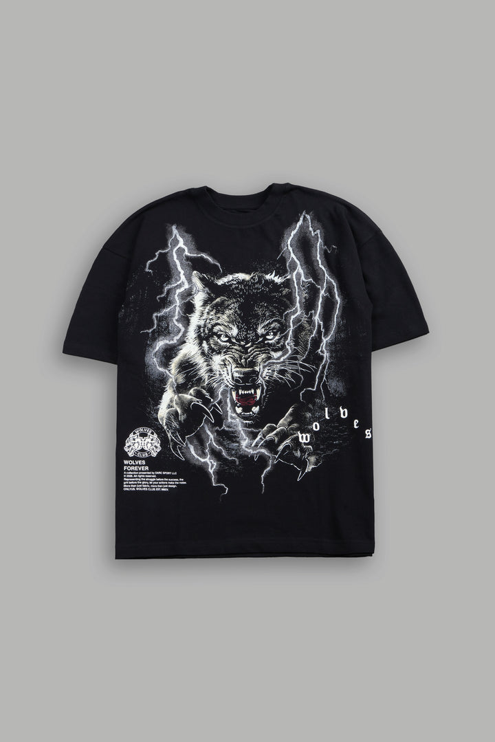 Trust Your Journey Premium Oversized Tee in Black