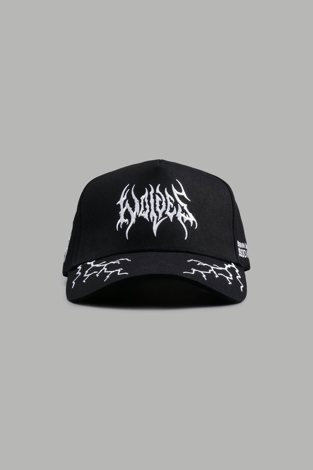 Knight Fall 5 Panel Hat in Black