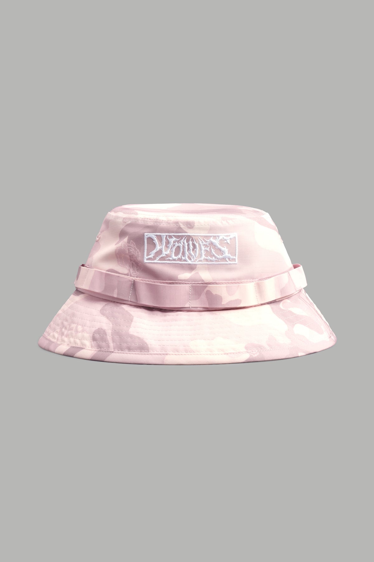 Fight Cancer Boonie Bucket Hat In Blush Vintage Woodland Camo