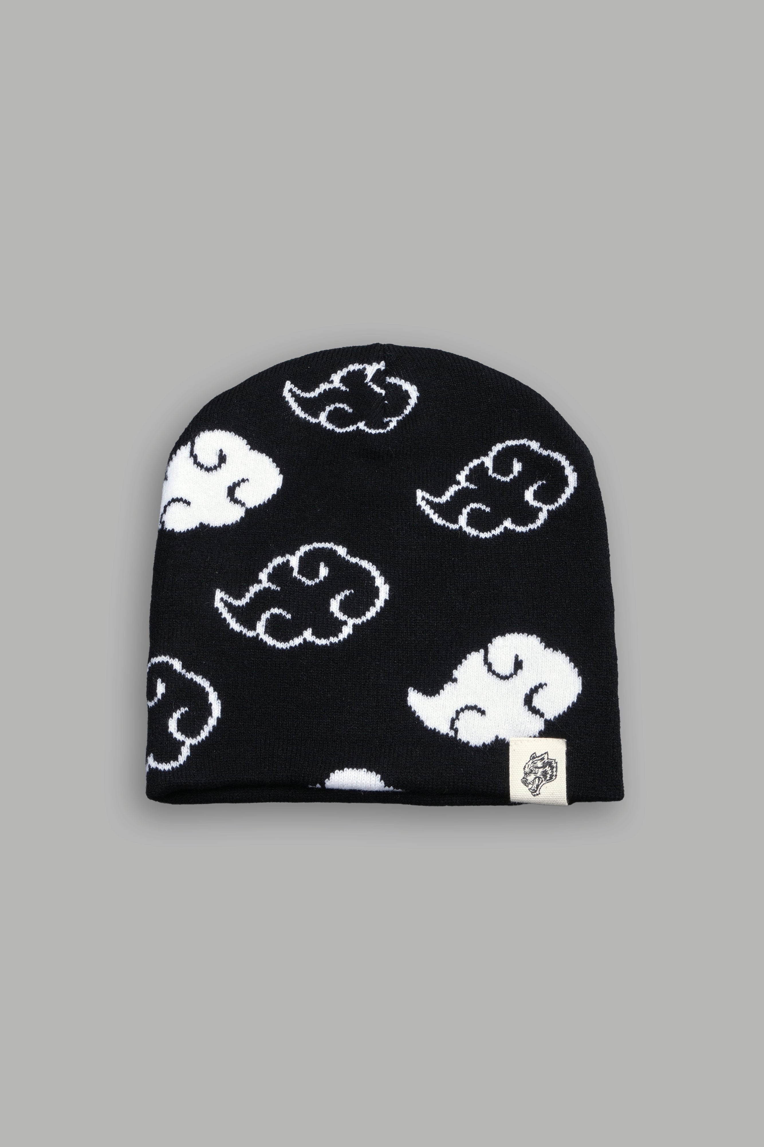 Wolf Clouds Cap Beanie in Black/White – DarcSport
