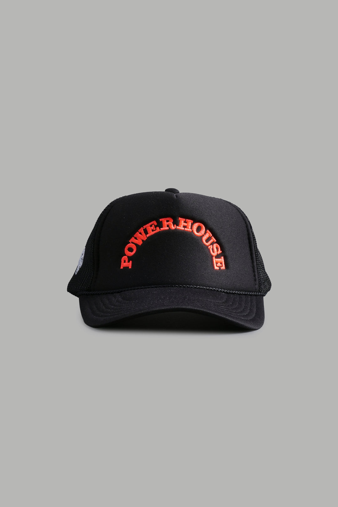 Powerhouse Trucker Hat in Black