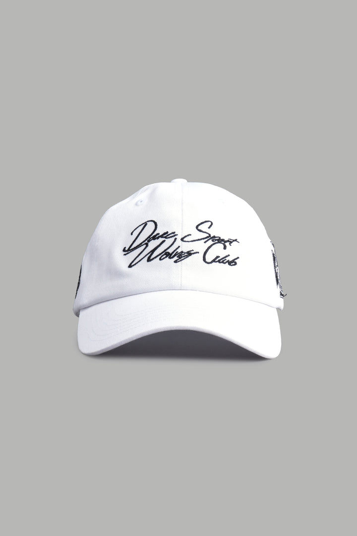 Written in Strength Dad Hat V2 in White