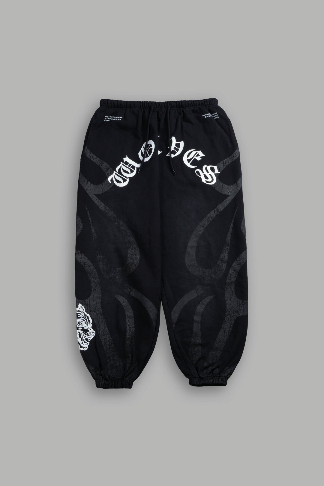 Chopper Inferno Lounger Sweat Pants in Black Sun Fade