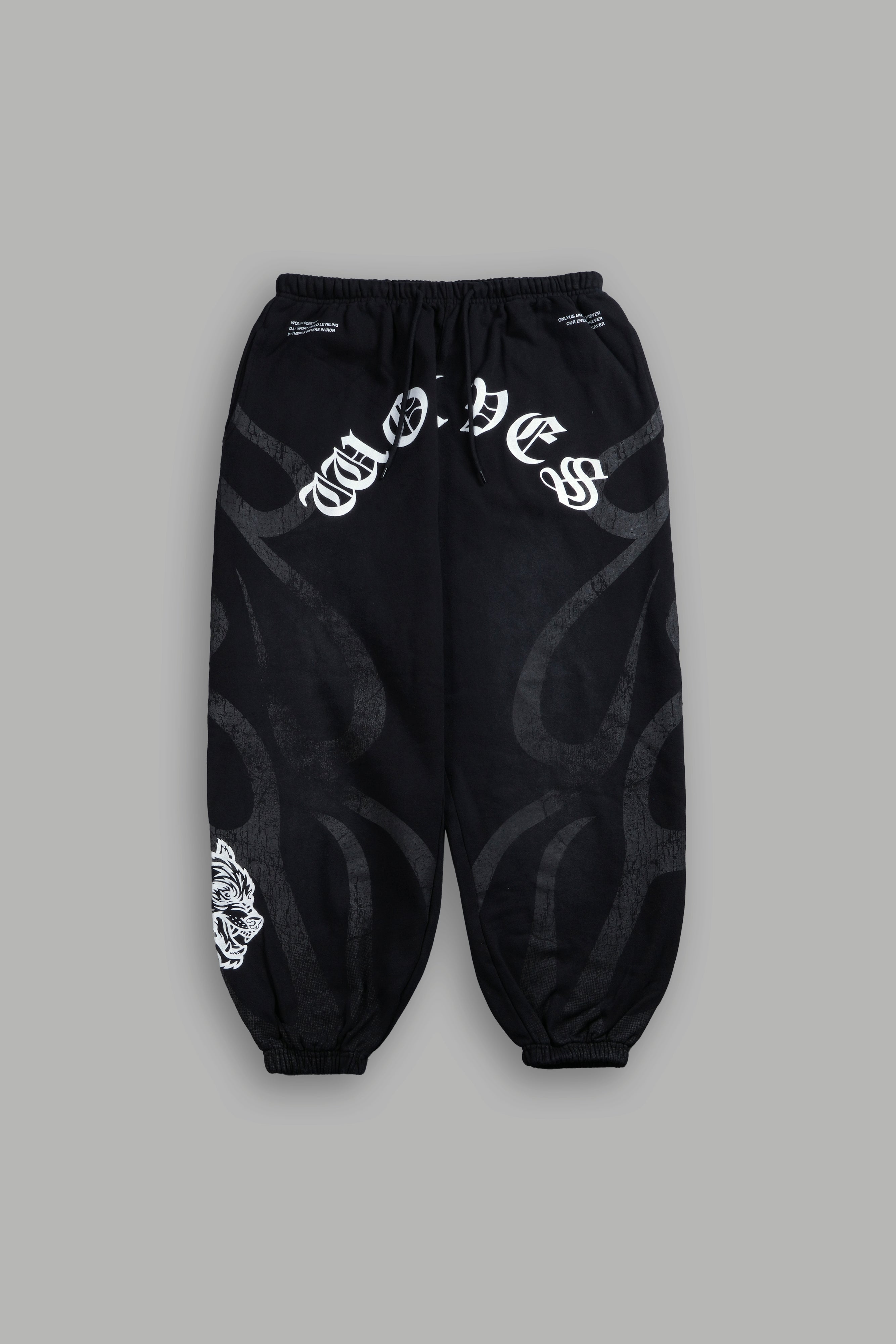 Chopper Inferno Lounger Sweat Pants in Black Sun Fade