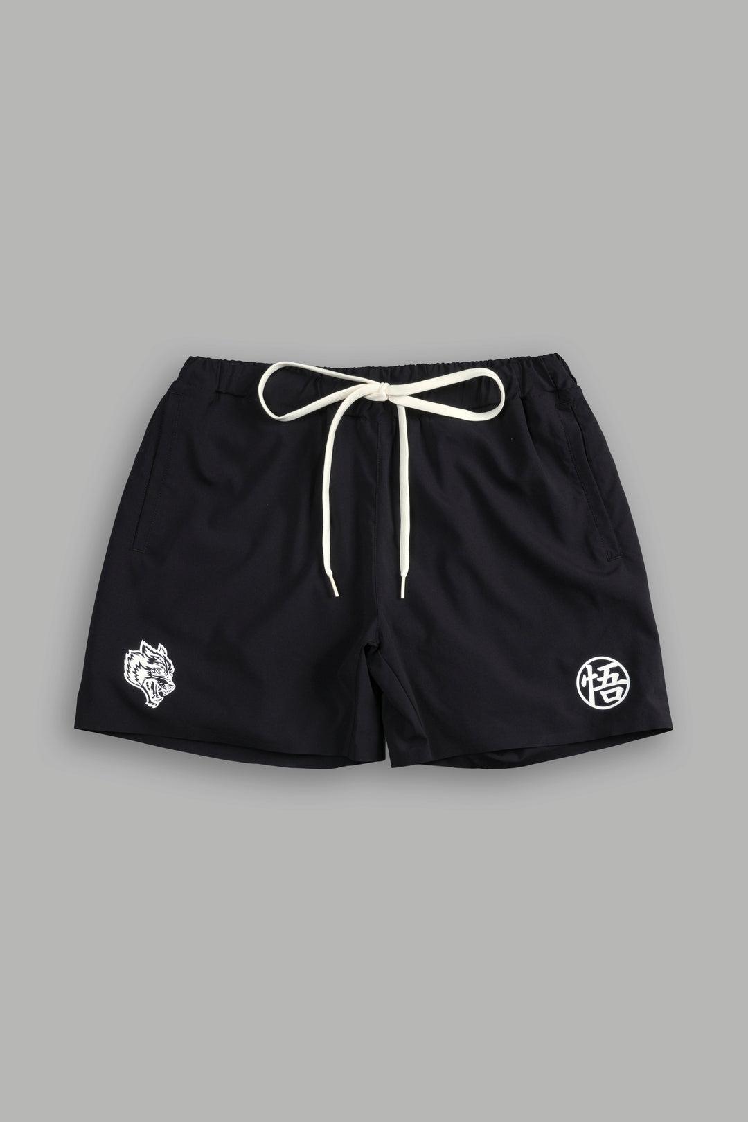 Go Wolves Compression Shorts in Black