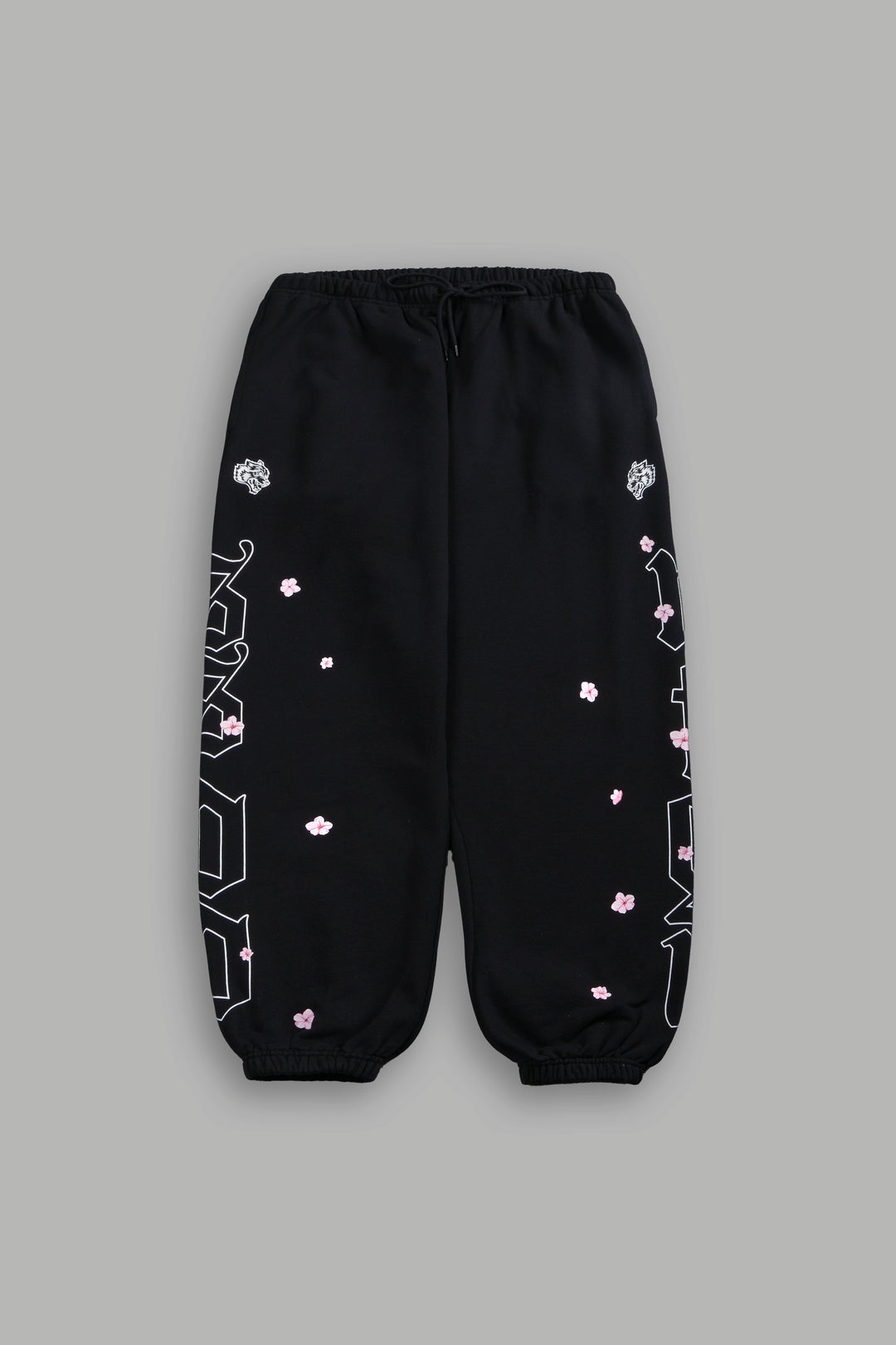 Blossom Mantra Unisex Lounger Sweat Pants in Black