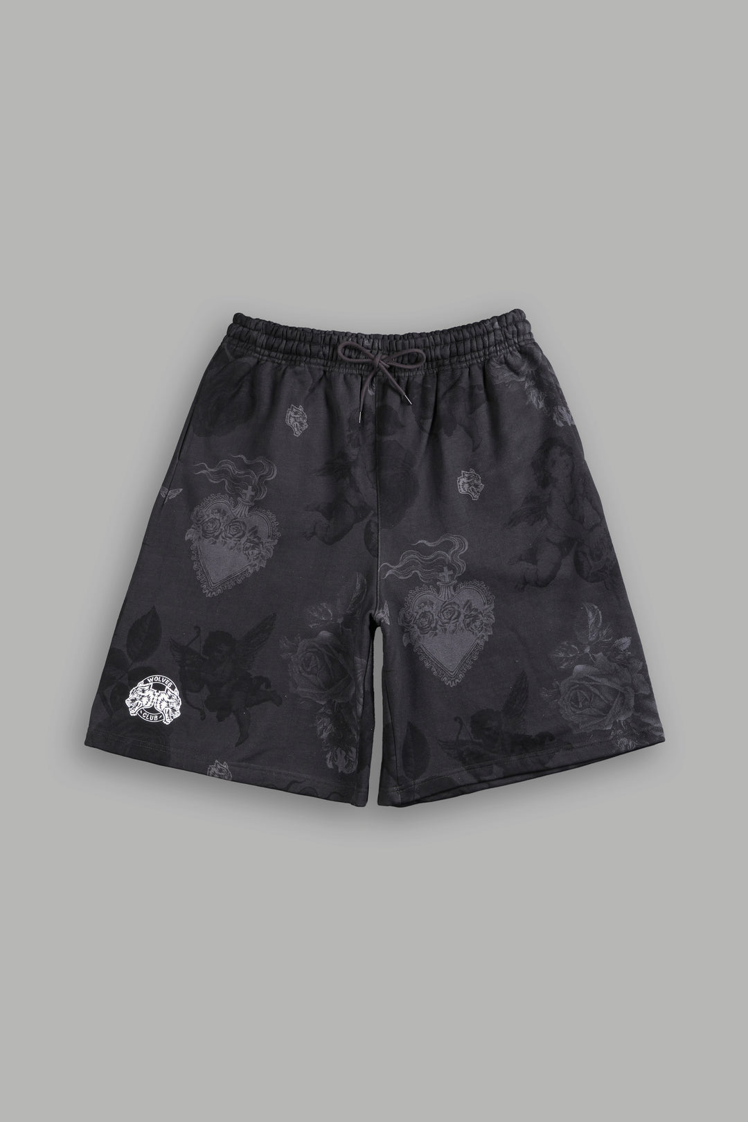 Wolves Club Oversized Osiris Sweat Shorts in Lobo
