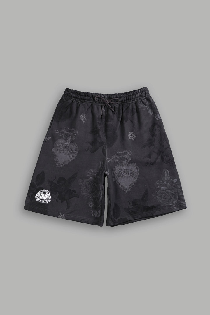 Wolves Club Oversized Osiris Sweat Shorts in Lobo