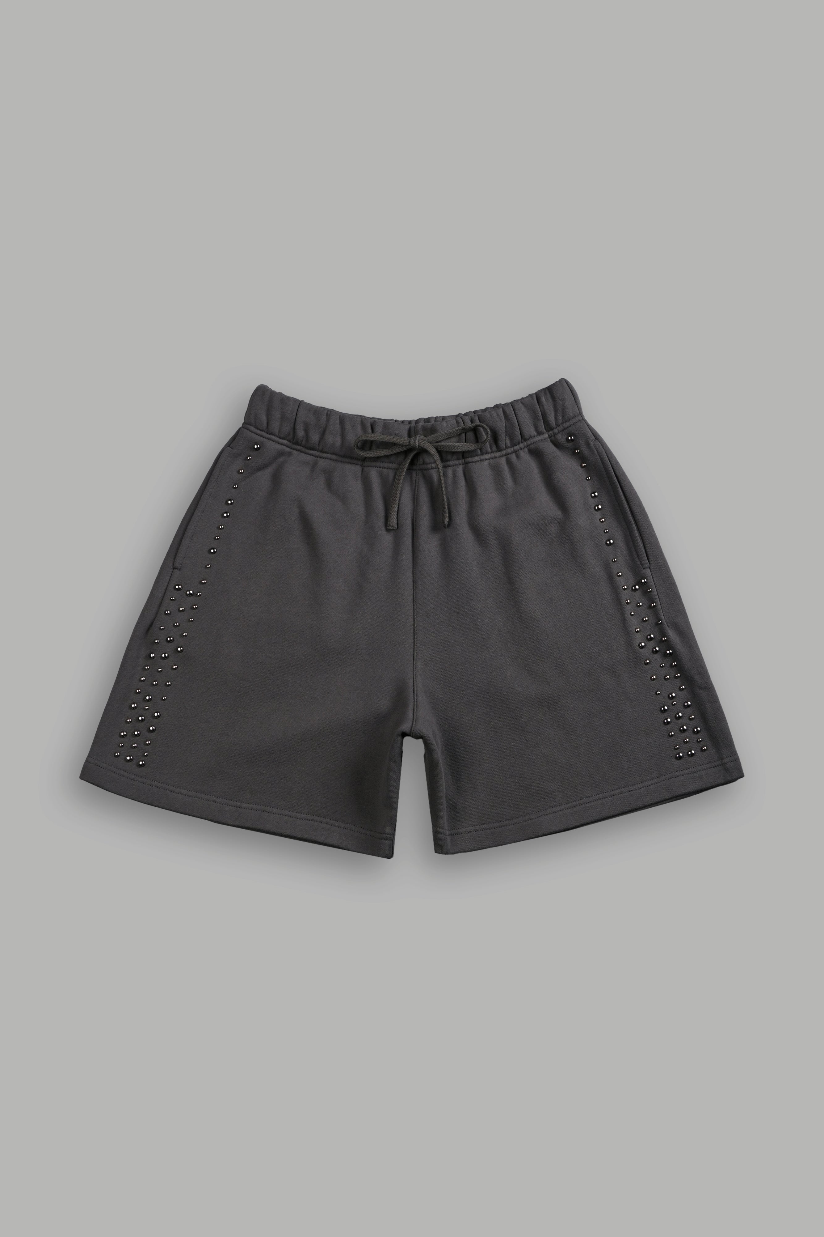 Stud Wolf Post Lounge Sweat Shorts in Wolf Gray