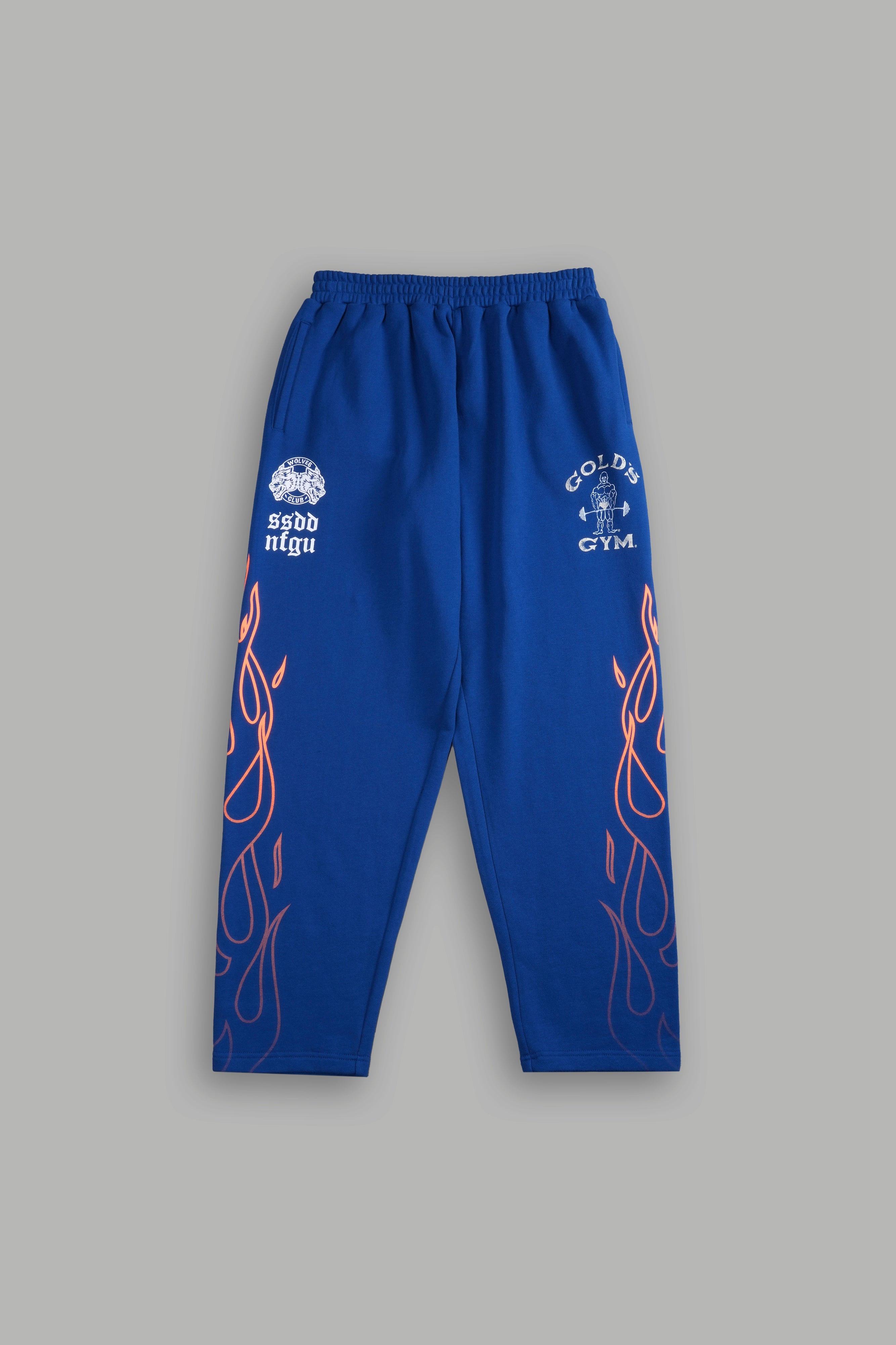 On Fire Kumite V2 Sweat Pants in Darc Cobalt