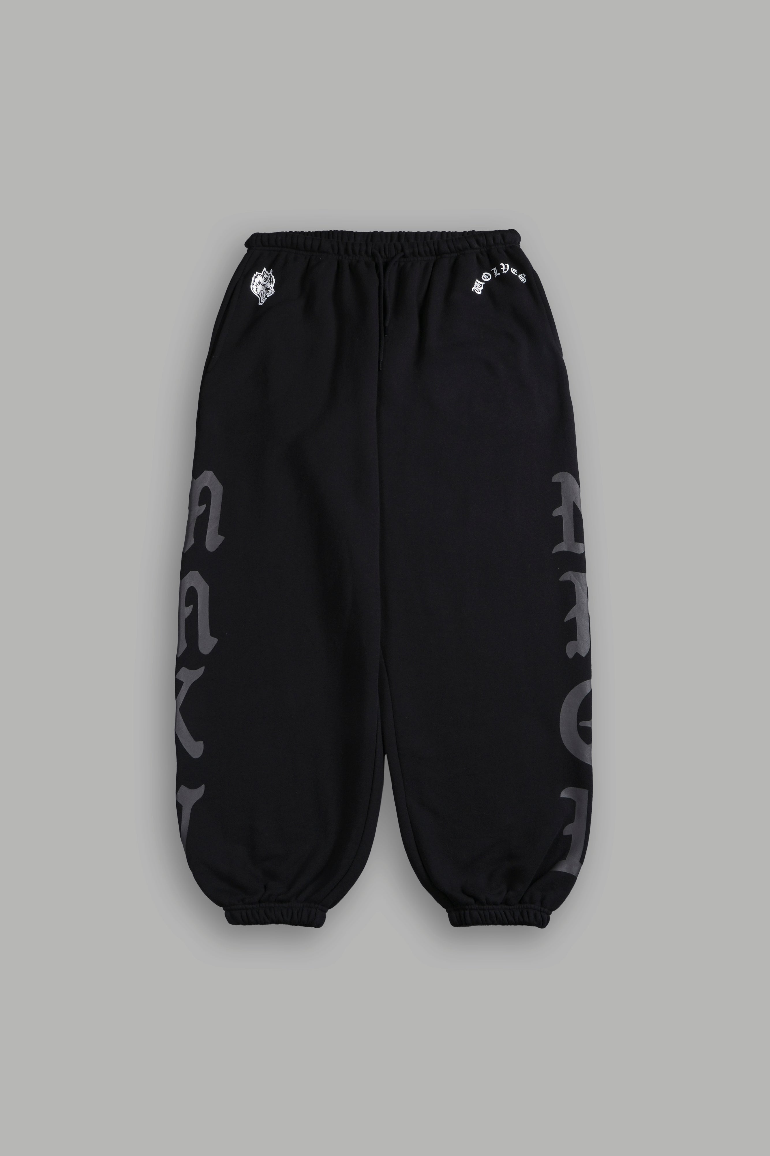Stone Code Lightweight Lounger Sweat Pants in Black