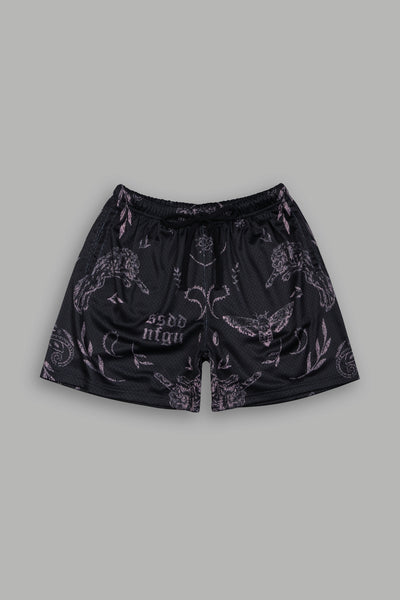 トップス archive short mesh foodie zip-up Parker Just Look Up Mesh Shorts in Black – DarcSport