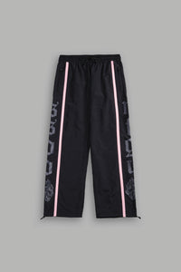 SSDDNFGU Remind Track Pants in Black/Cherry Blossom