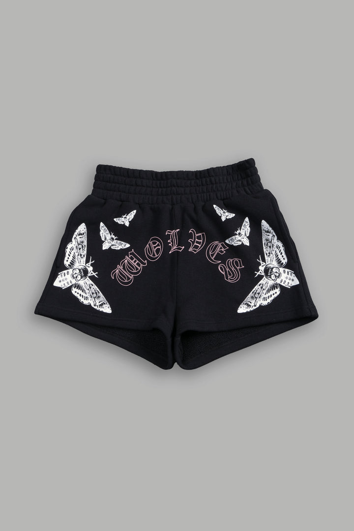 Stick Together Everson Sweat Shorts in Black