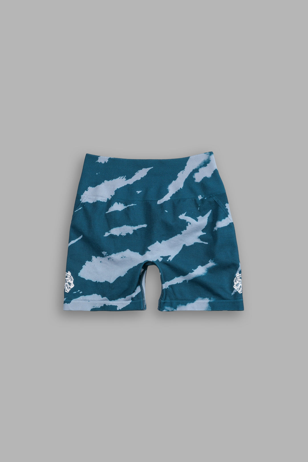 Wolves Forever Everson Seamless "Huxley" Shorts in Darc Ocean Native Camo