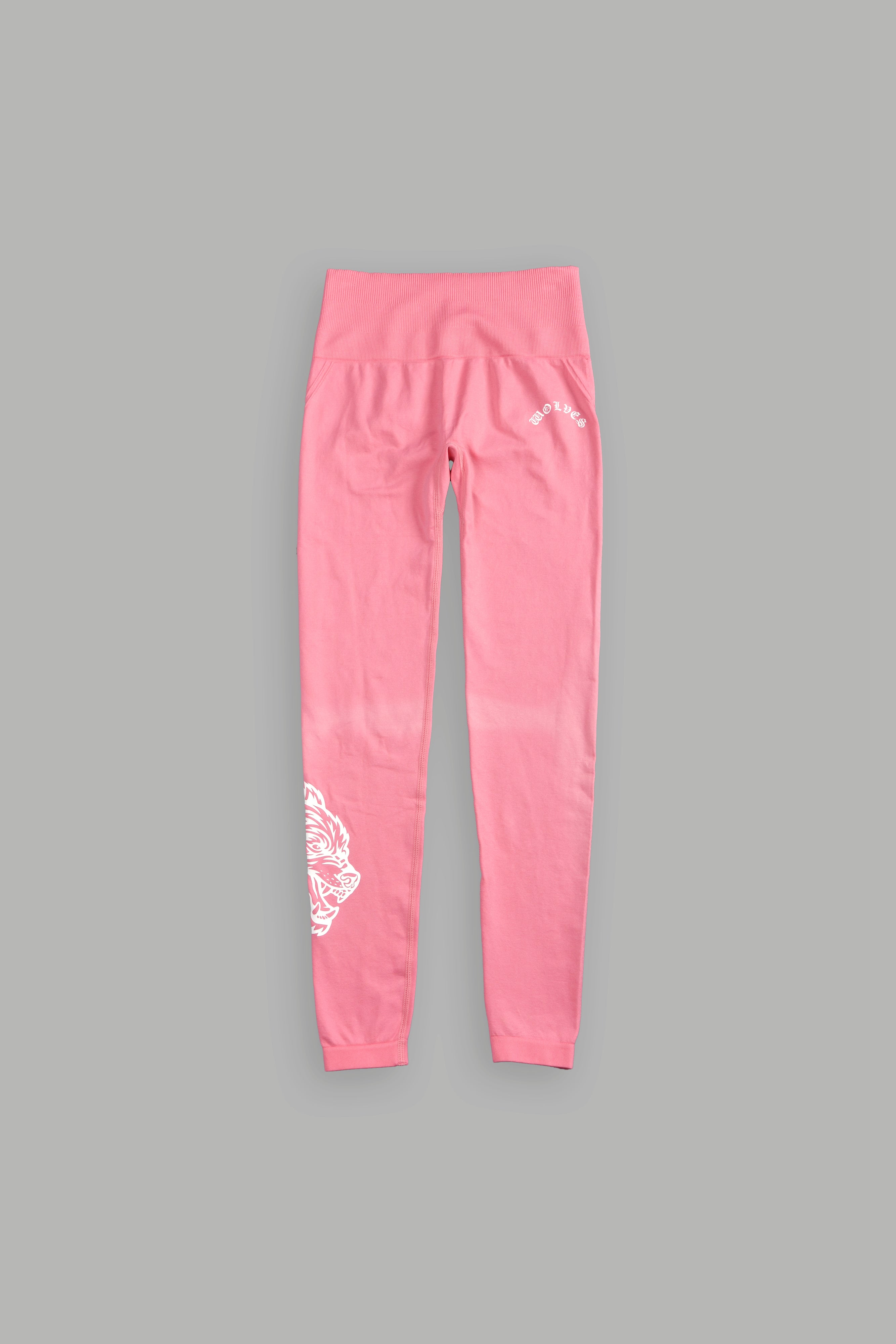 Chopper "Everson Seamless" Huxley Scrunch Leggings in Frosted Rose