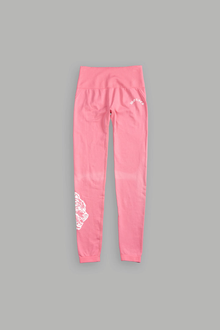 Chopper "Everson Seamless" Huxley Scrunch Leggings in Frosted Rose