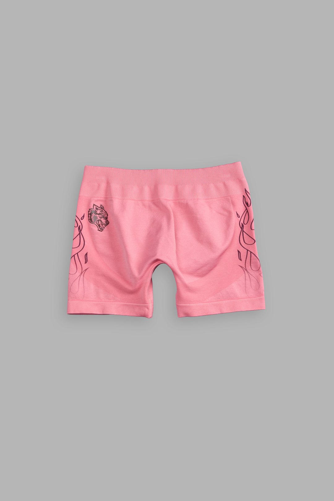 On Fire Everson Seamless "Katya" Shorts in Pink Ice