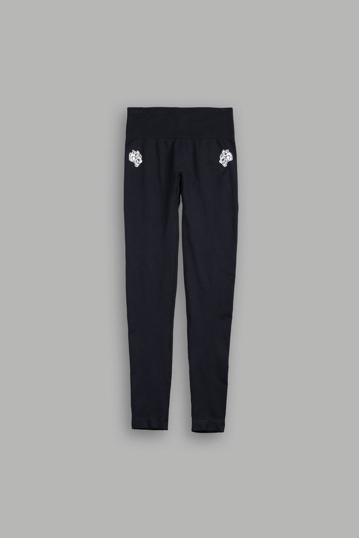 Dual Wolf Skylar Soft Seamless Leggings In Black