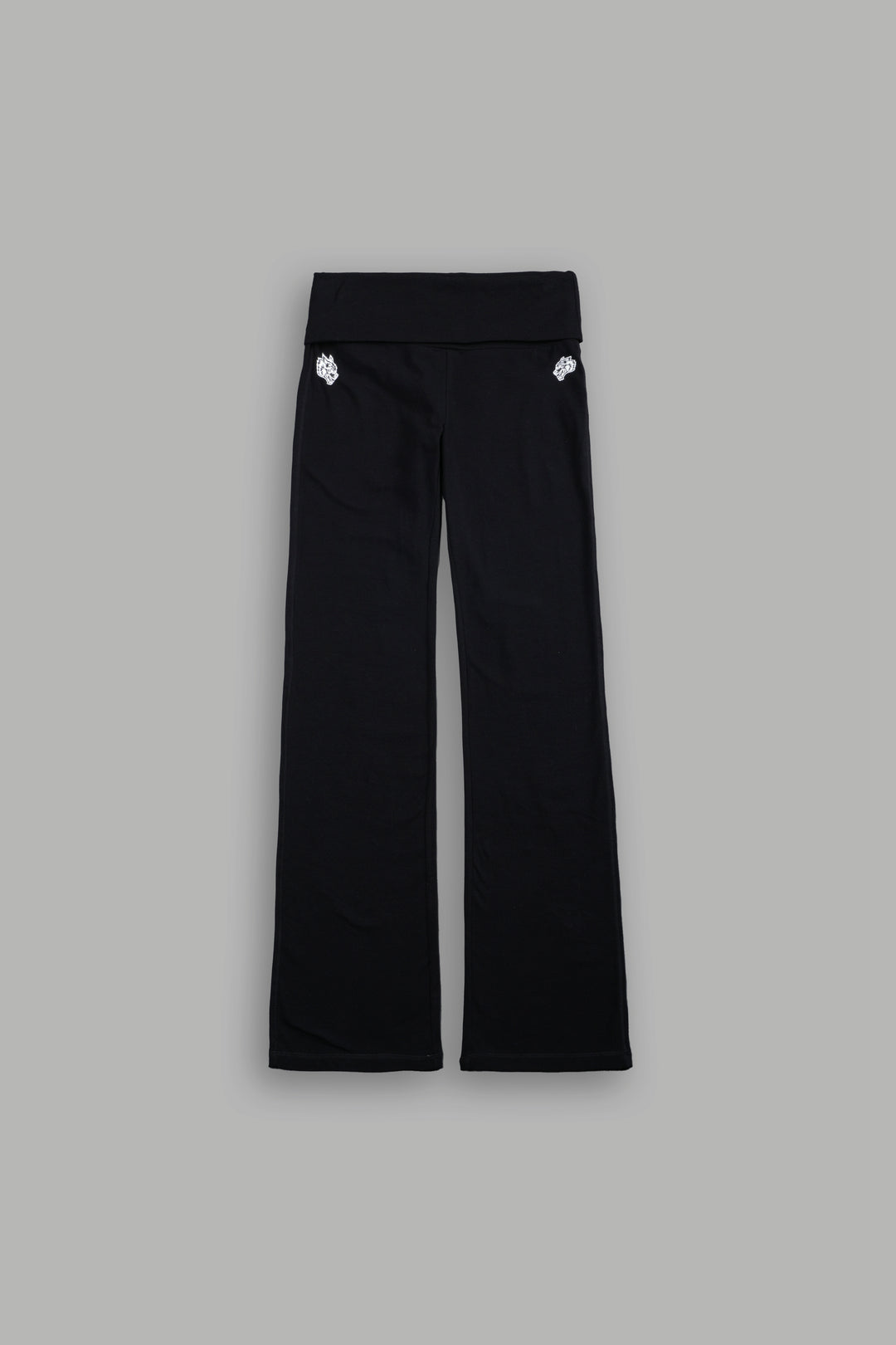 Wolves Pyramid Romy Foldover Pants in Black