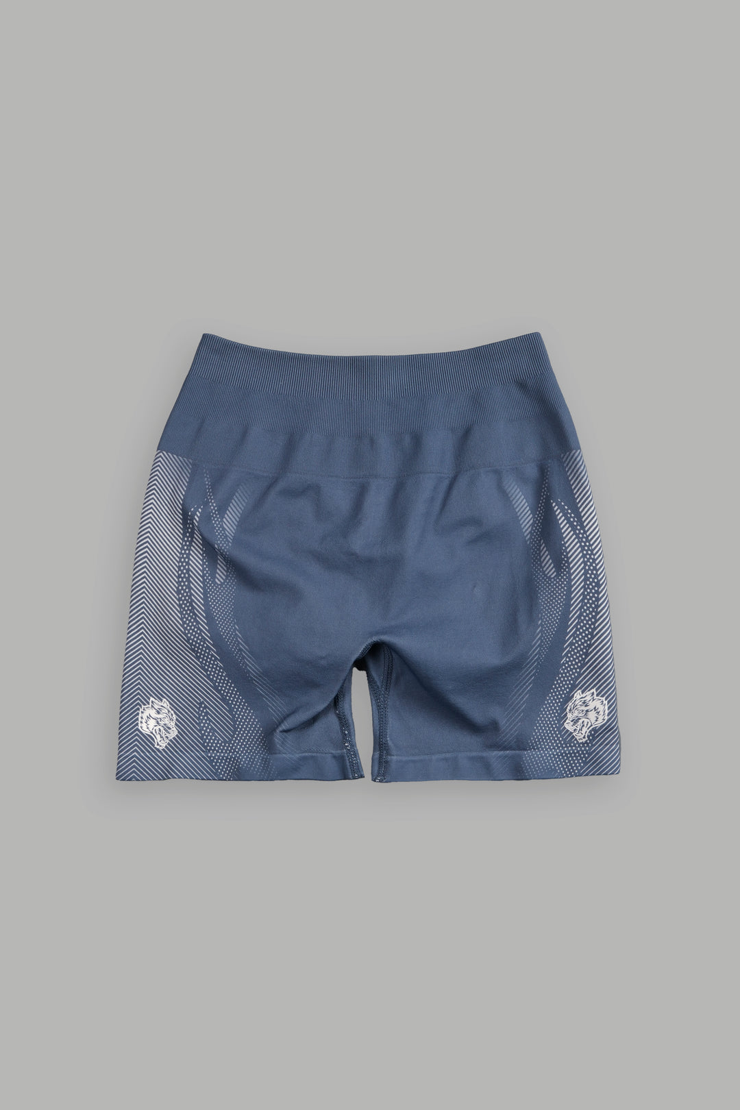 Moto Halftone Stella Soft Seamless Shorts in Charcoal Blue