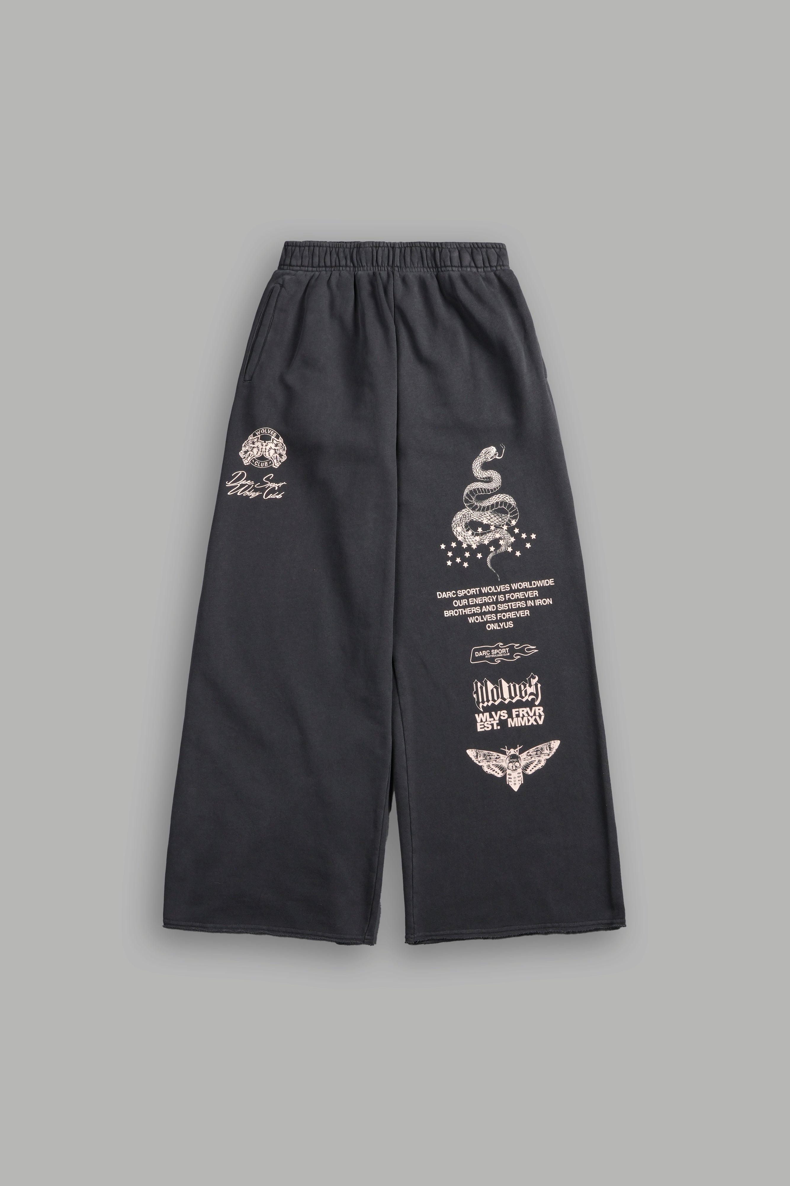Never Back Down Durst Sweats V2 in Wolf Gray