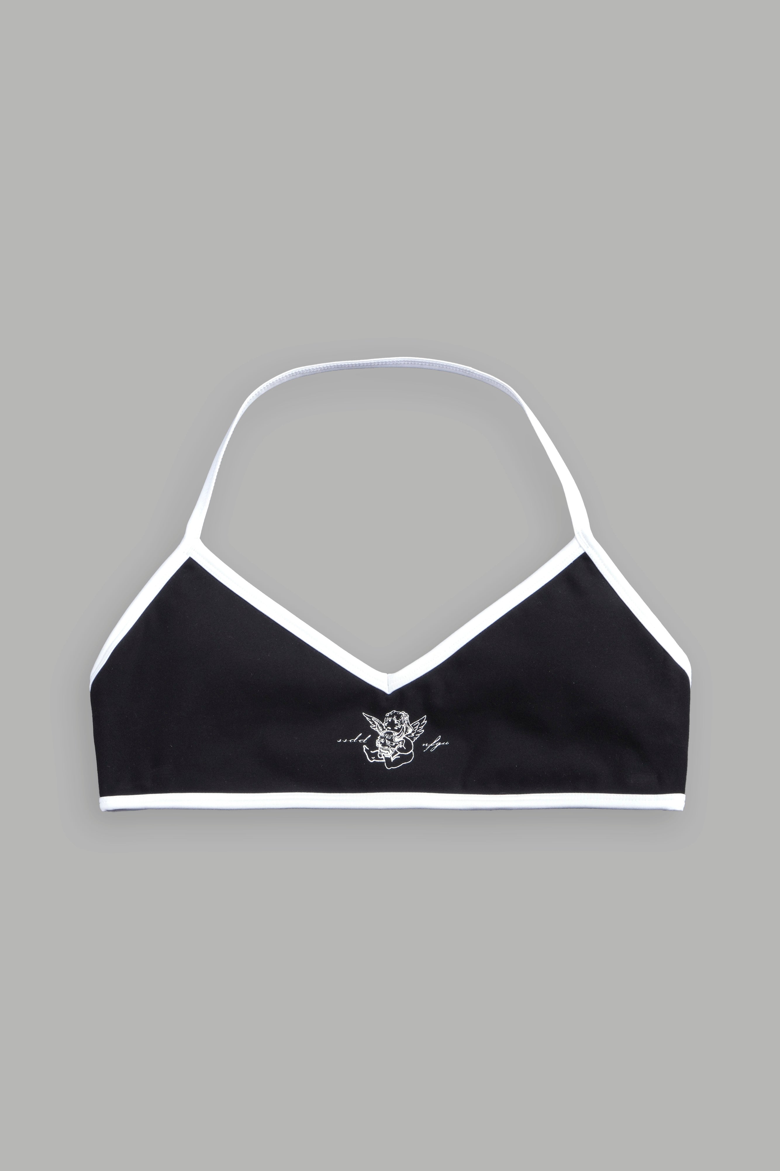 Her Pact Lana Halter Energy Bra in Black
