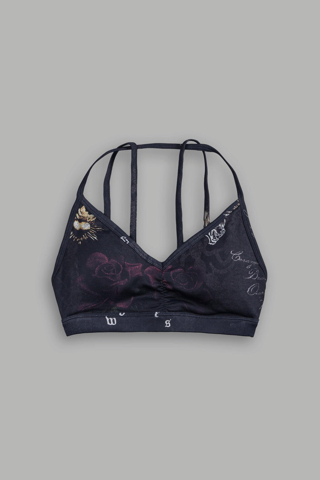 Wolves Pyramid Evey Seamless Bra In Midnight Sorrow