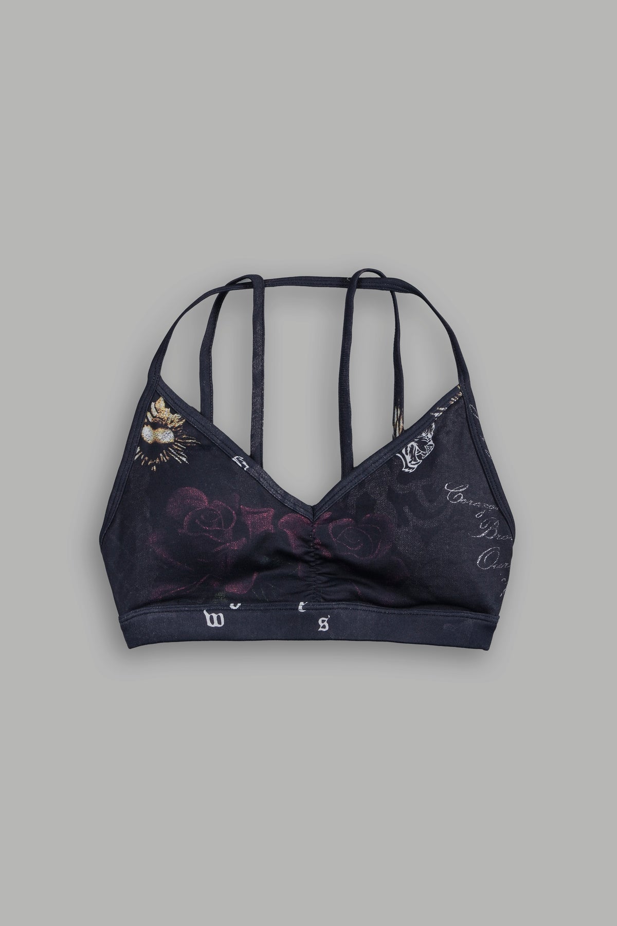 Wolves Pyramid Evey Seamless Bra In Midnight Sorrow