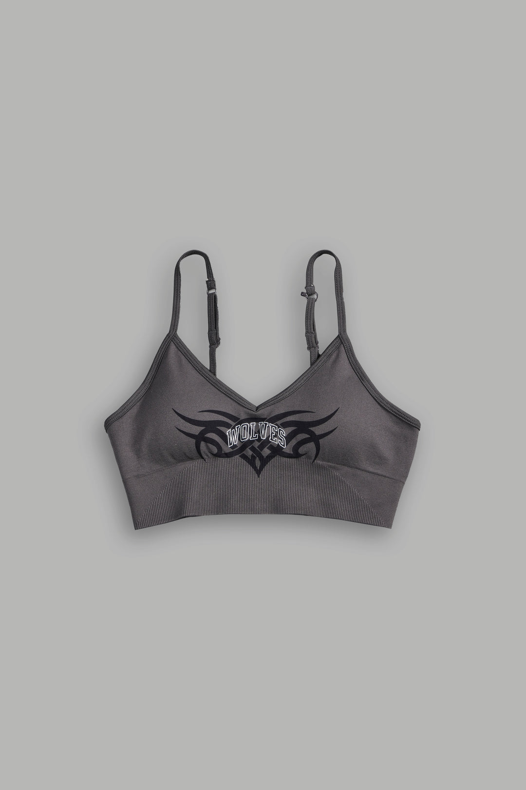 Finite Code Loyalty "Everson Seamless" Sports Bra in Wolf Gray