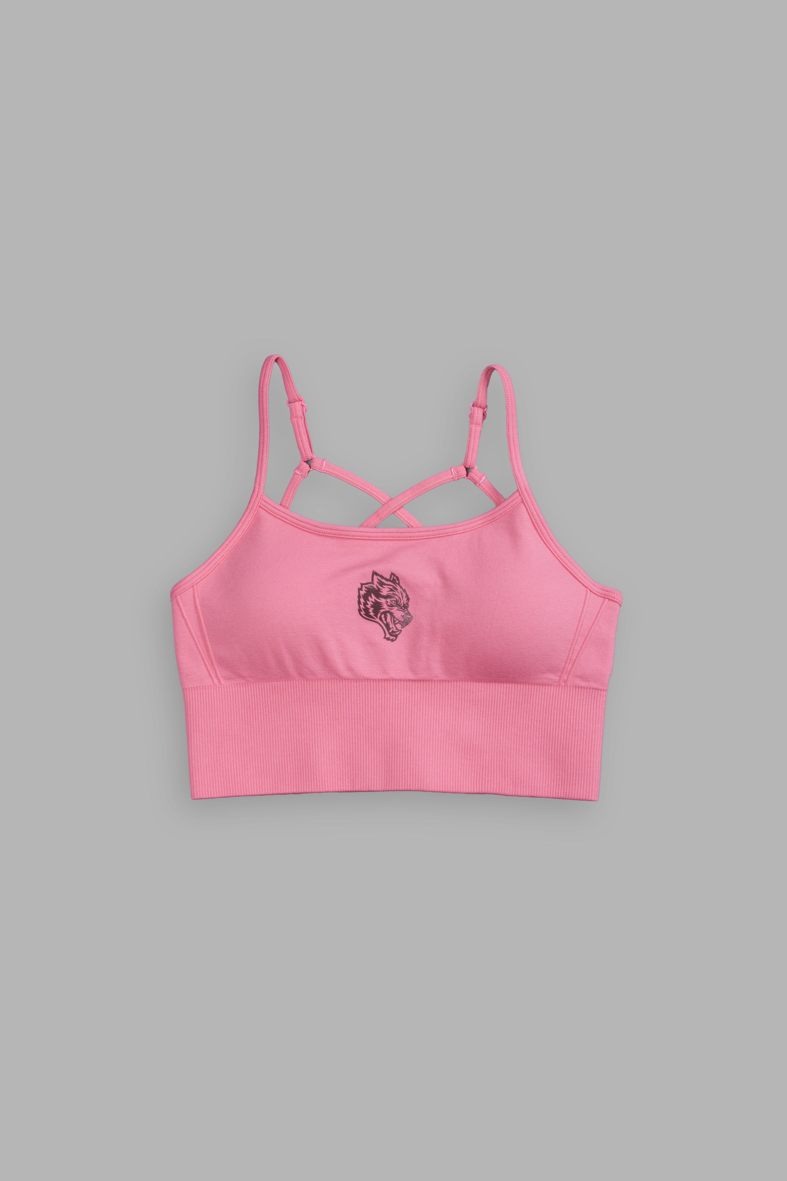 Single Wolf "Everson Seamless" Huxley Bra in Pink Ice