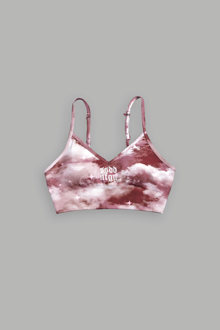 SSDDNFGU "Everson Seamless" Sports Bra in Canyon Rust Desert Night Sky