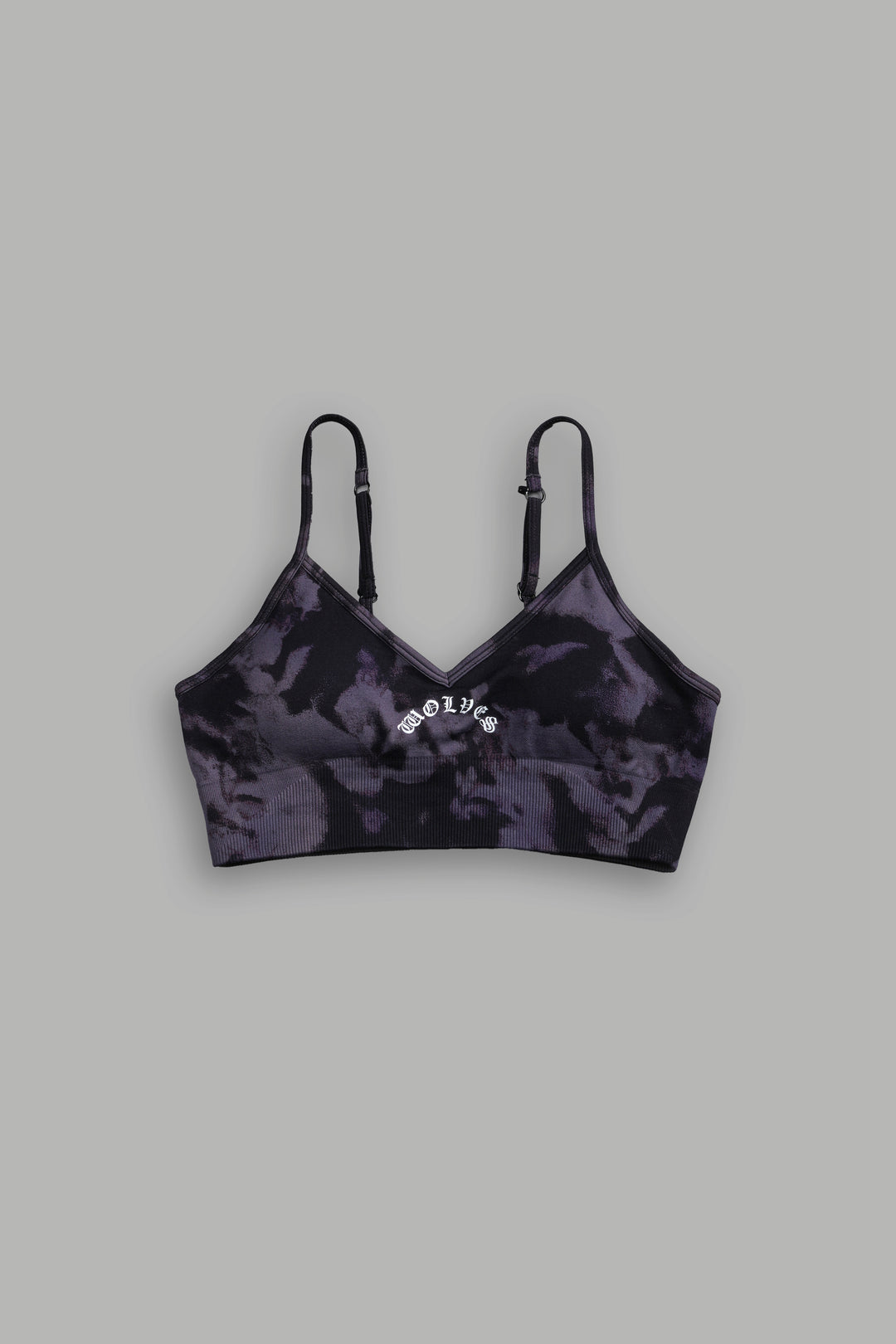 Chopper "Everson Seamless" Sports Bra in Big Purple Night Marble