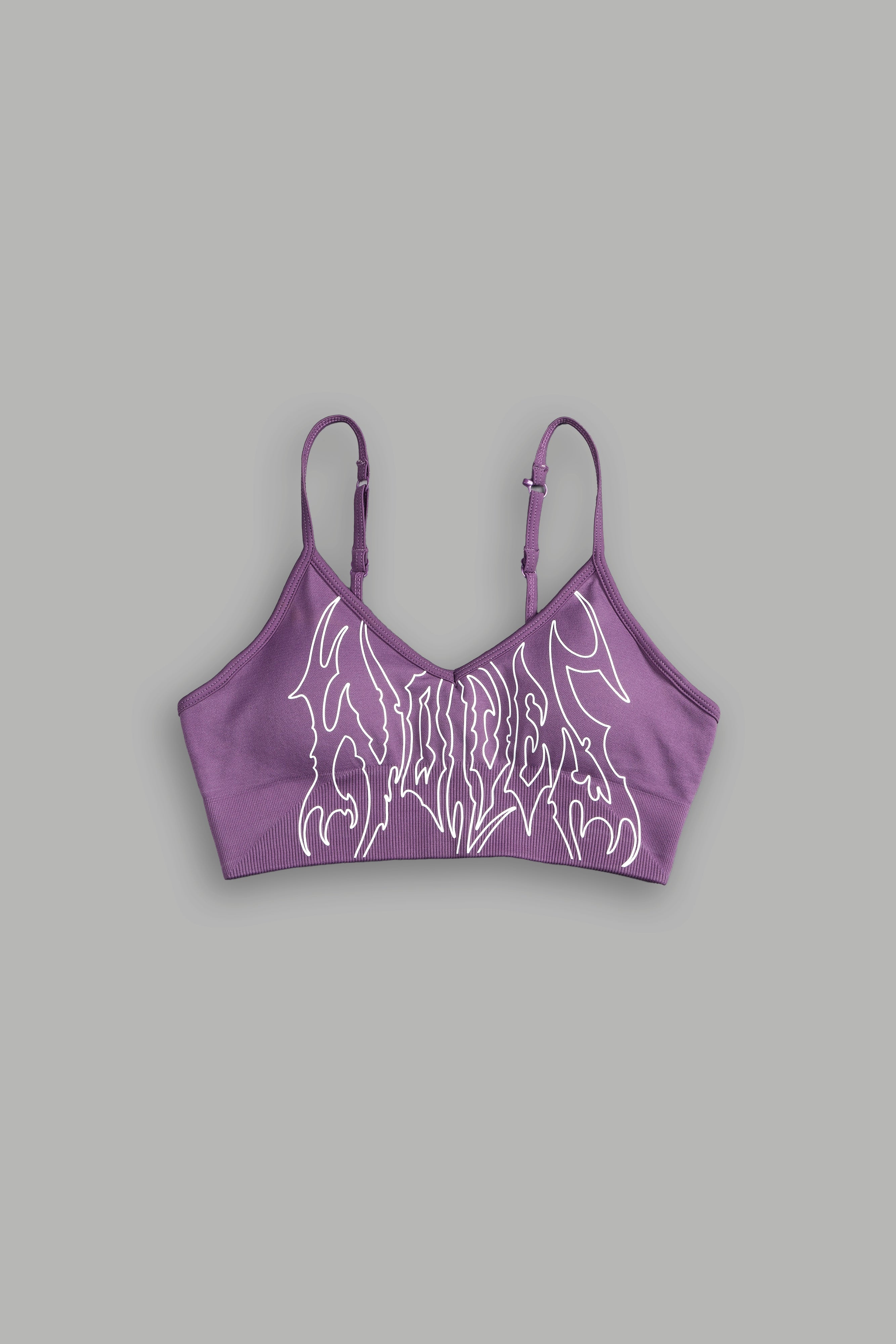 Hesh Forever "Everson Seamless" Sports Bra in Darc Violet