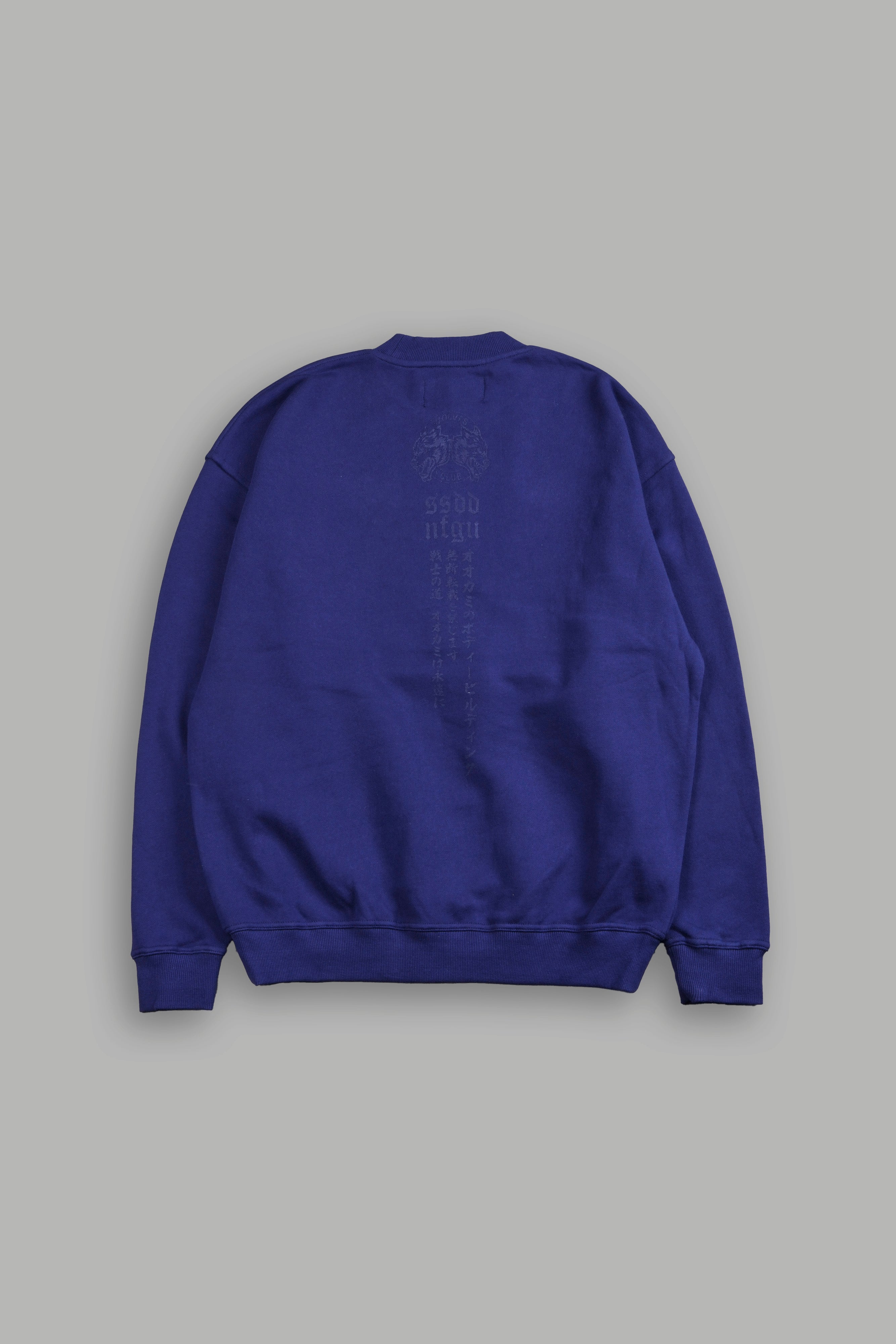 Sakura Core London Crewneck in Royal Navy