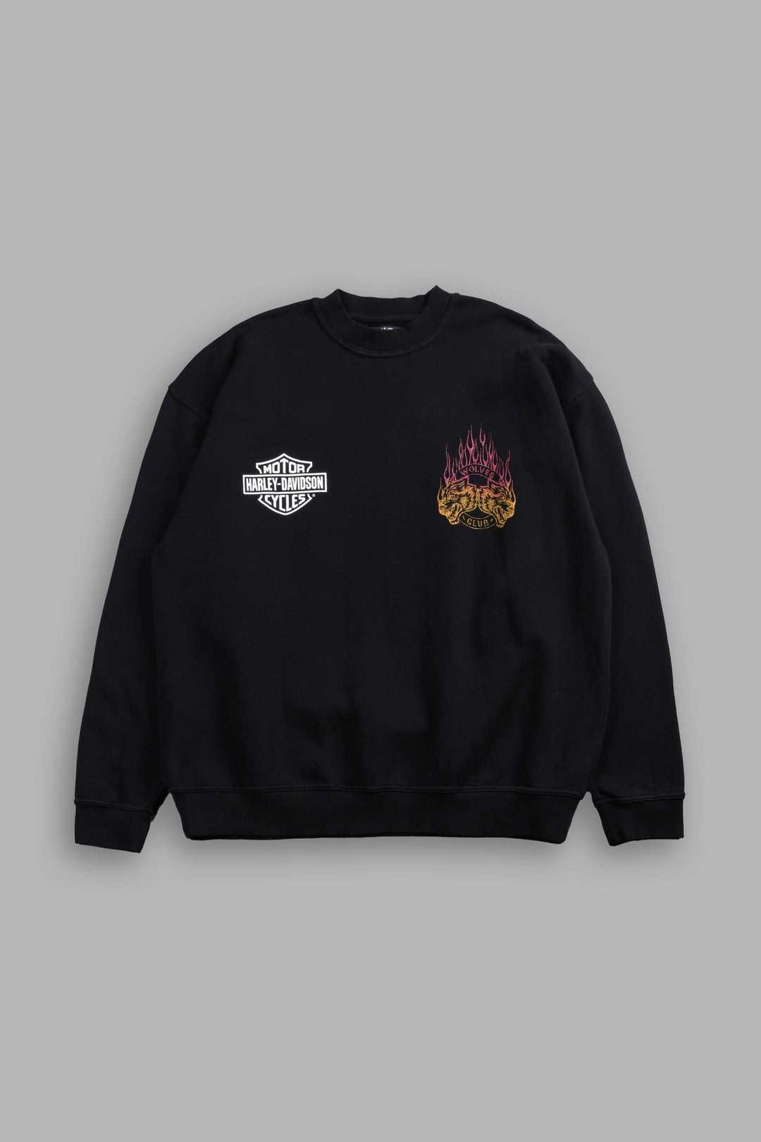 Rising Sun London Crewneck in Black