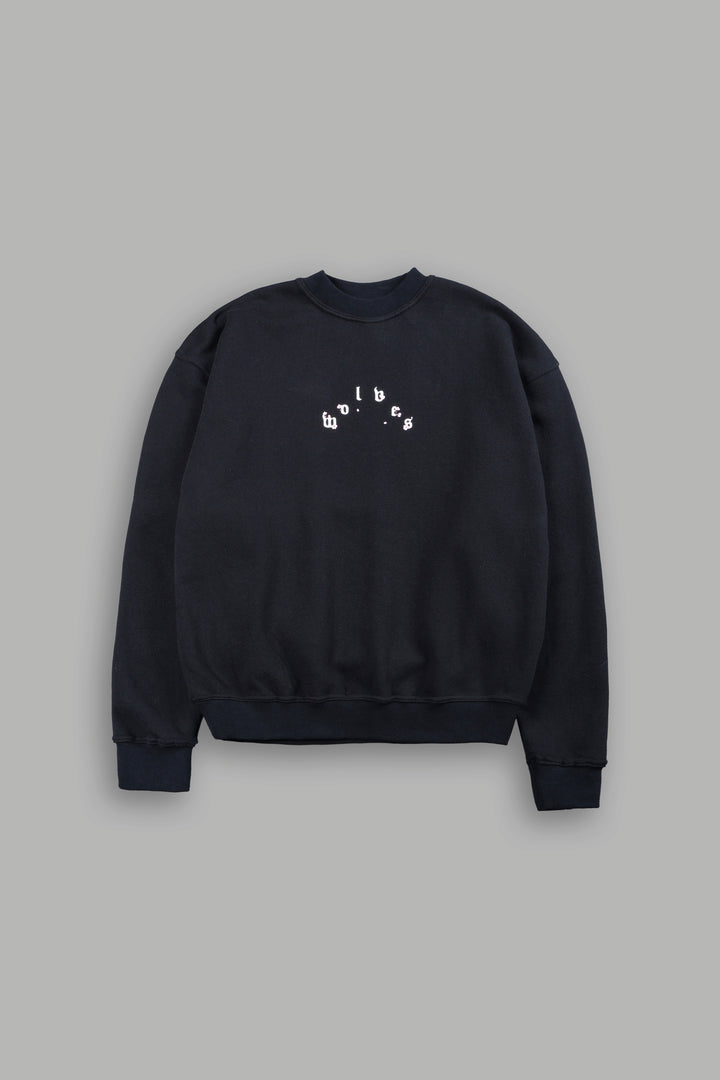 Sakura Pyramid Premium London Crewneck In Black