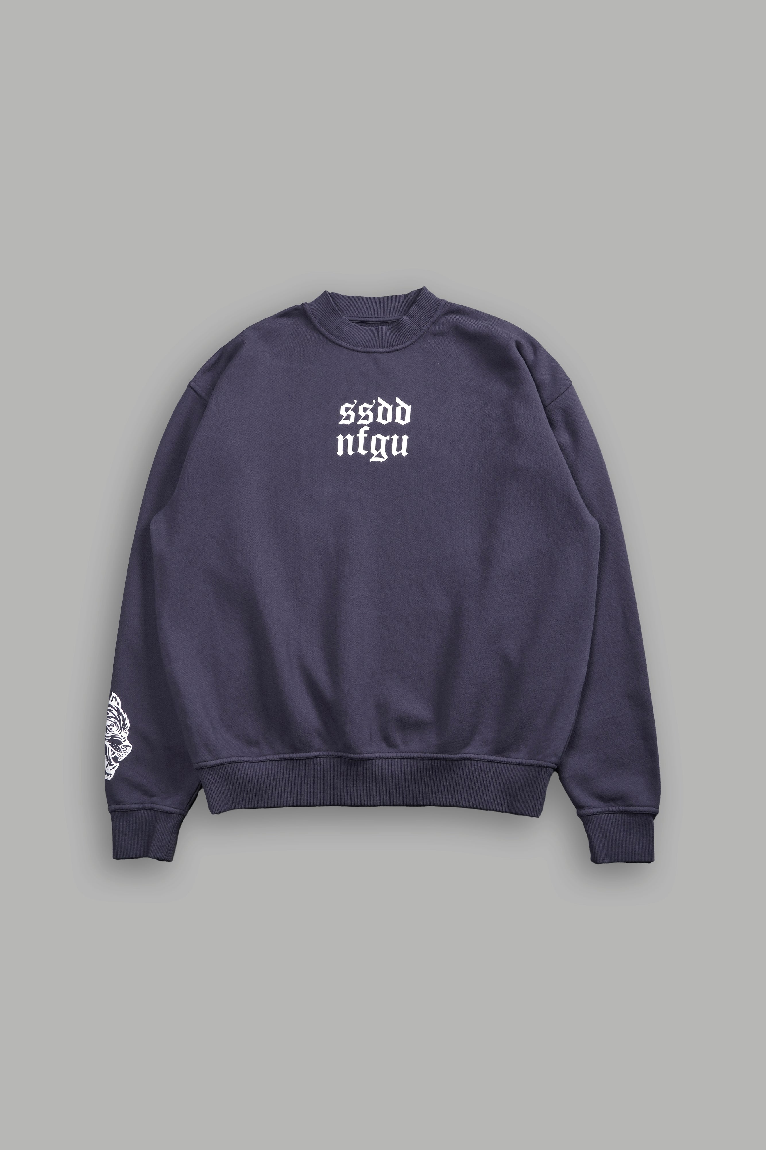 Big SSDD NFGU She London Crewneck in Midnight Blue