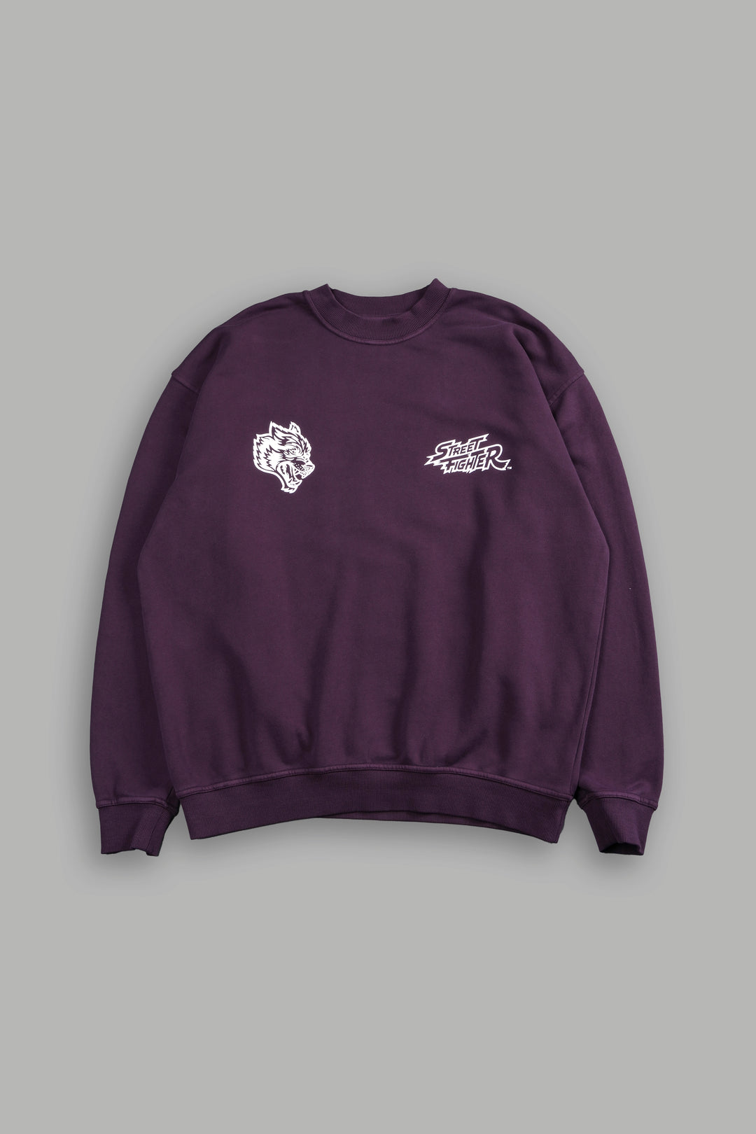 Final Boss Unisex London Crewneck in Storm Purple