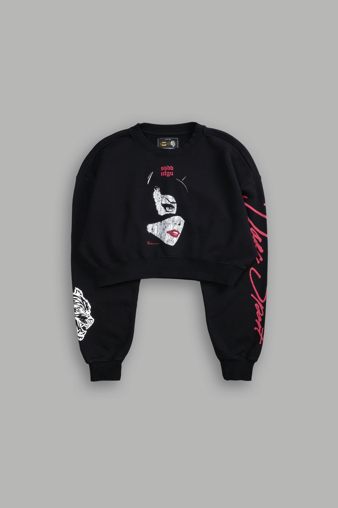 I Tried To Save You "Ava" Crewneck in Black