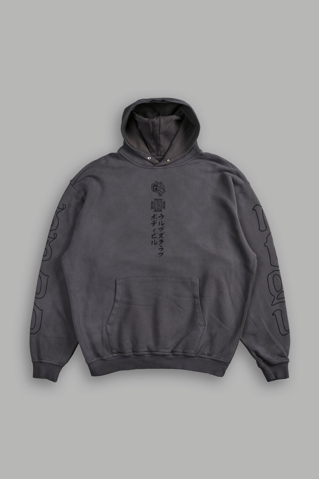 Inferno V2 "Pierce" Hoodie in Wolf Gray Horizon Sun Fade