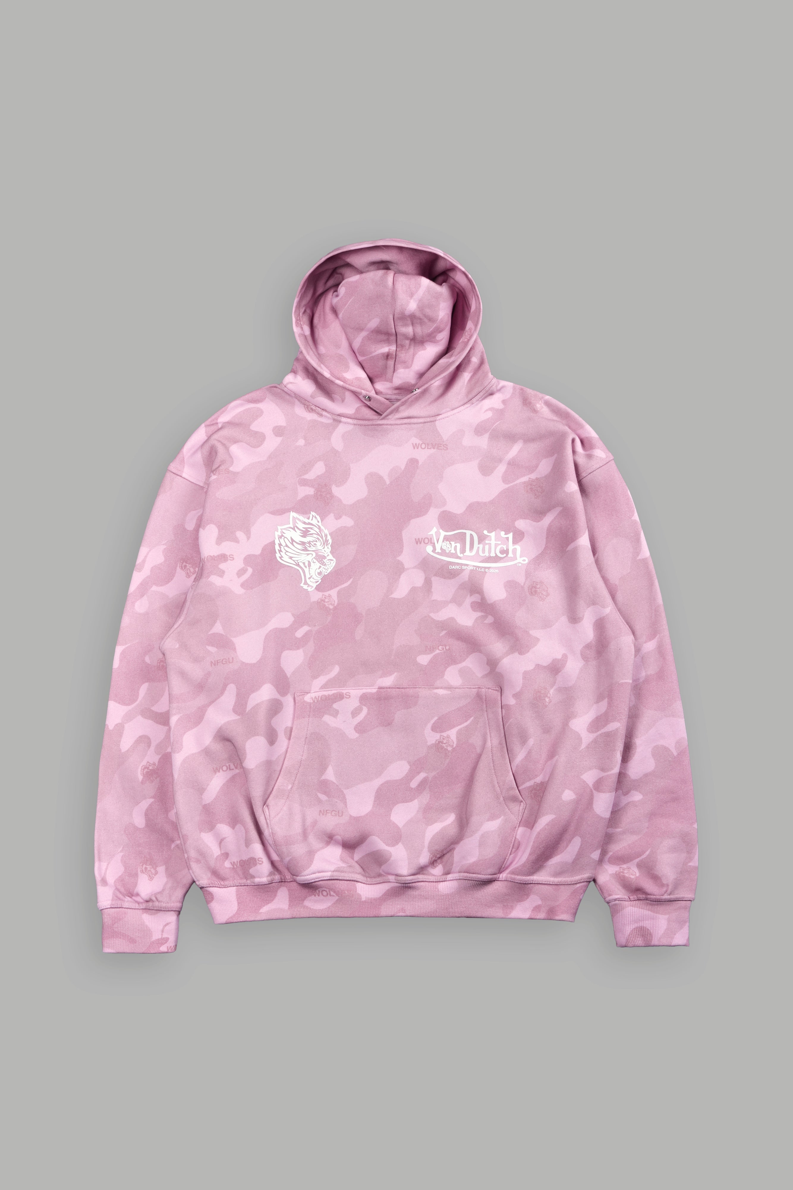 Von Wild Pierce Hoodie in Dsvd Bubblegum Camo