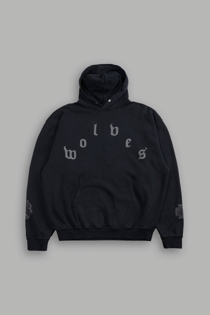 Scorpion Fire Pierce Hoodie in Black