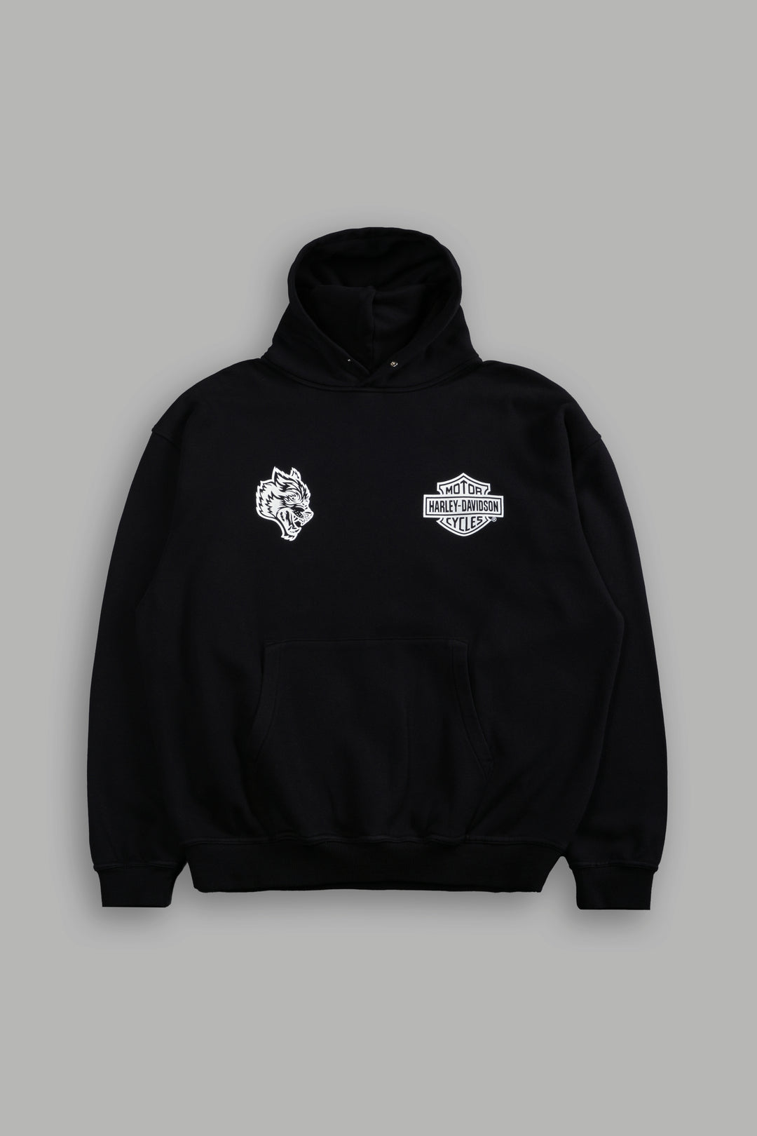 Harley-Davidson Wolves "Pierce" Hoodie in Black