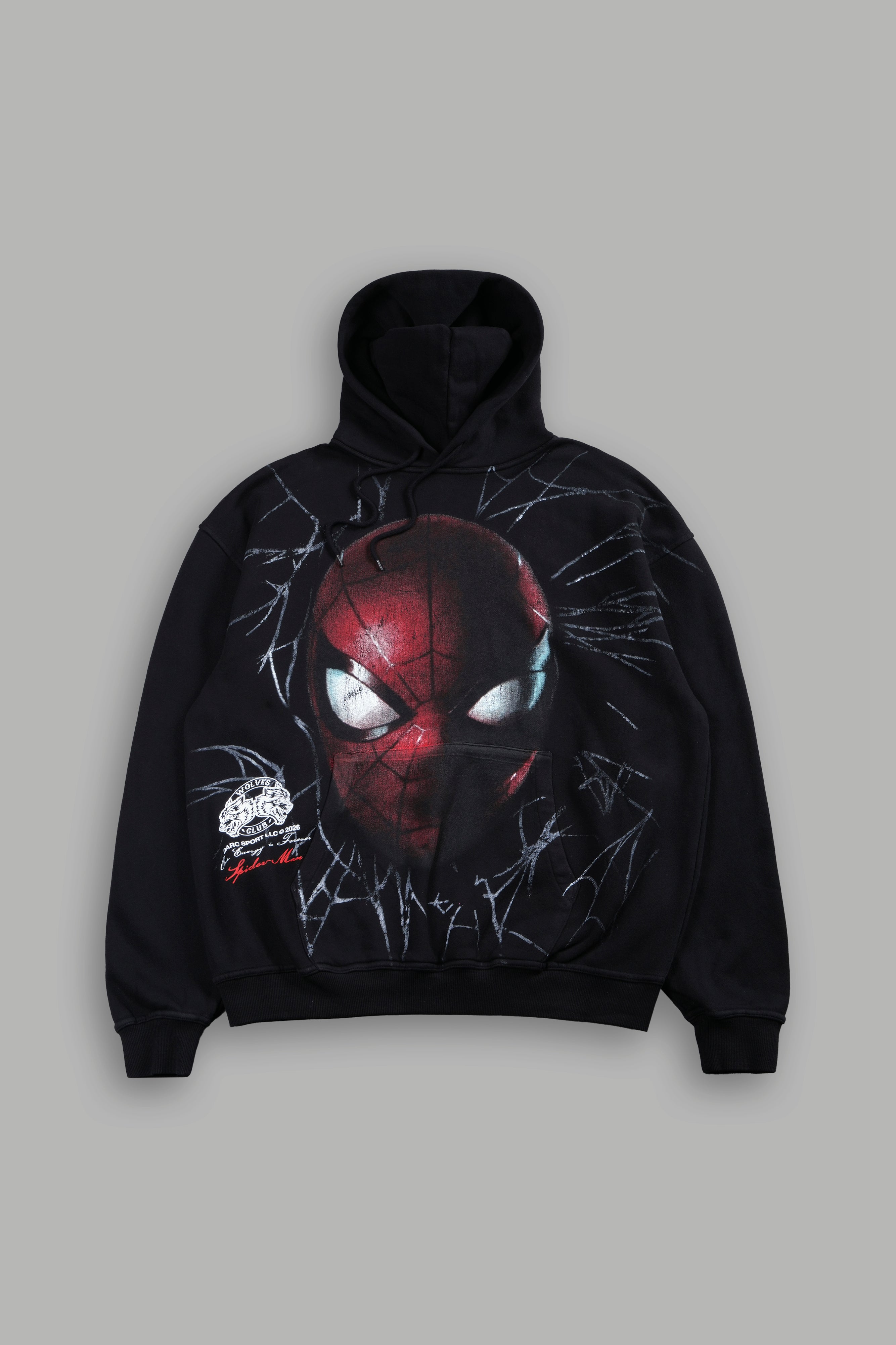 Web Of Darkness Bishop Hoodie in Black
